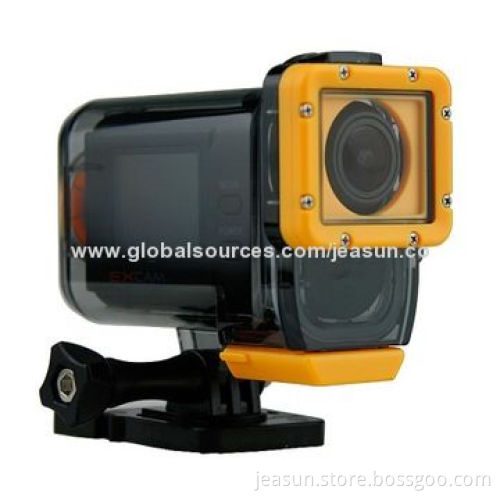 Real 1,080P Full HD Sports camera with 50 Meters, Waterproof